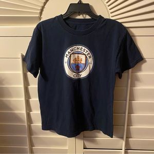 Manchester City Soccer Tshirt Size Kids Large in Good Condition